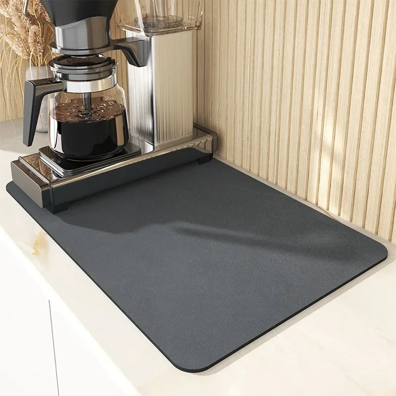 Large Kitchen Super Absorbent Mat Coffee Dish