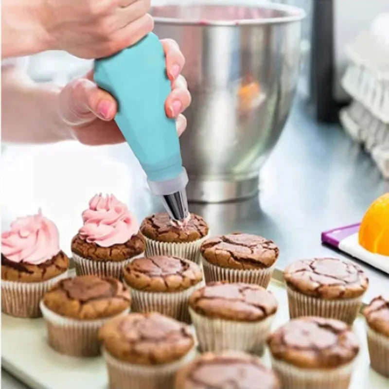 Silicone Piping Tip Set Cake Frosting Tips