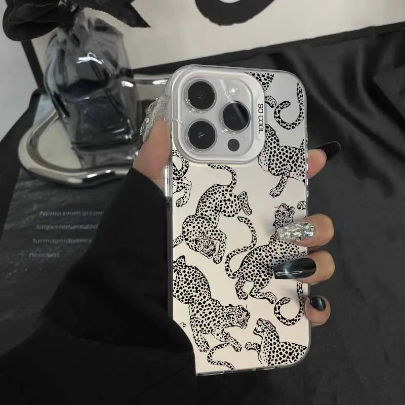 Cool Black And Pink Leopard Print Case For Honor