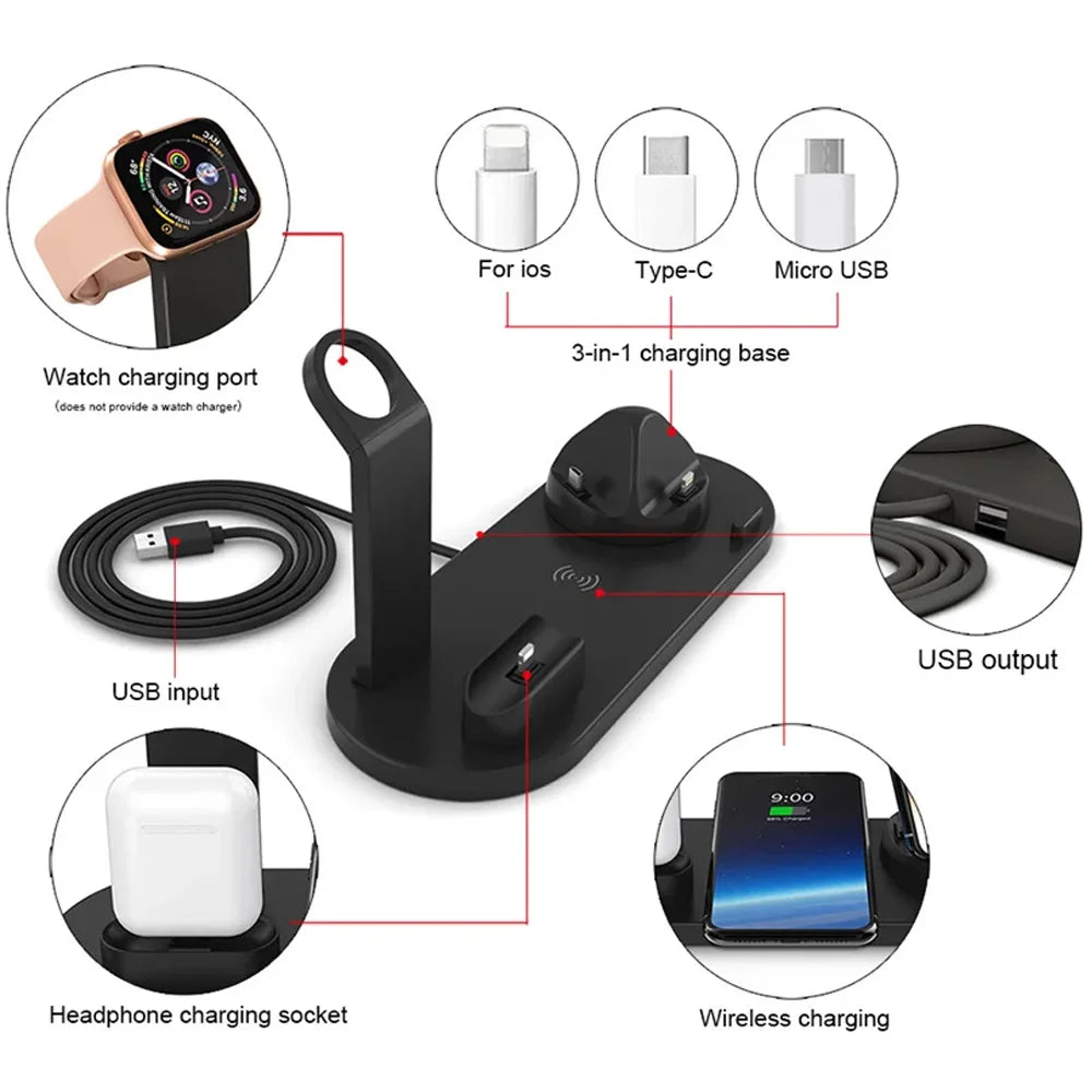 Universal Wireless Charging Station for iPhone 17