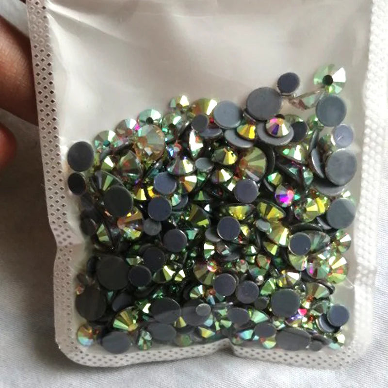 Crystal Clear AB Hotfix Rhinestones Glass Strass