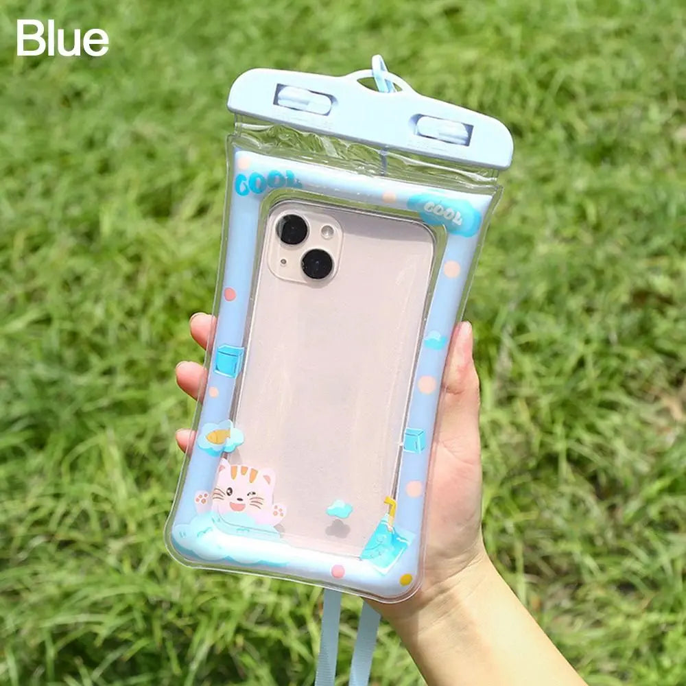 Waterproof Cartoon Phone Pouch Drift Diving
