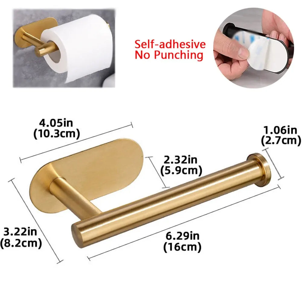 Support de rouleau de papier toilette adhésif pour cuisine