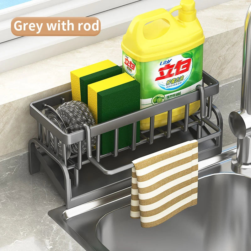 Kitchen Shelf Cleaning Cloth Storage Draining