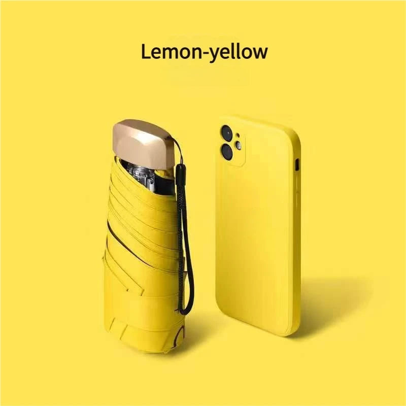 55% Off Mini Sun Umbrella Small Pocket Rain