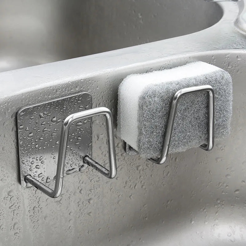 Stainless Steel Sink Sponge Rack For Sponge Steel