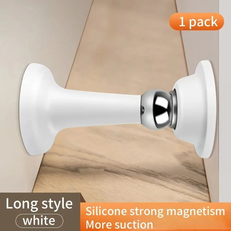 Butoir de porte sans perçage pour chambre à coucher, butée de porte fixe