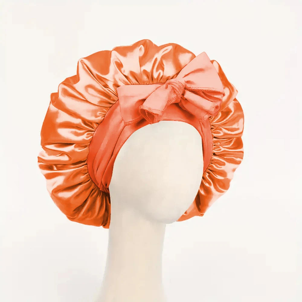 Satin Bonnet Silk Bonnet Adjustable Bonne