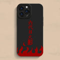 N - arutoS Namikazes LOGO Soft TPU Case for iPhone
