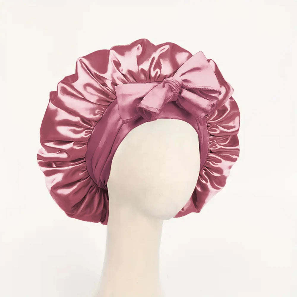 Satin Bonnet Silk Bonnet Adjustable Bonne