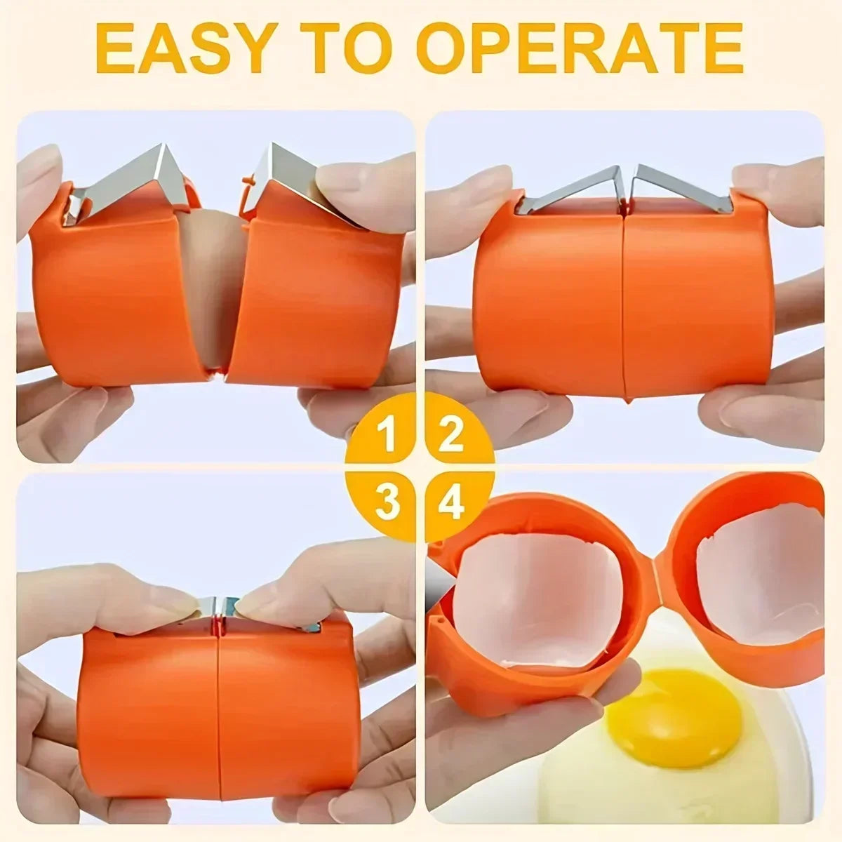 Egg Shell Opener Press Egg Shell Separator