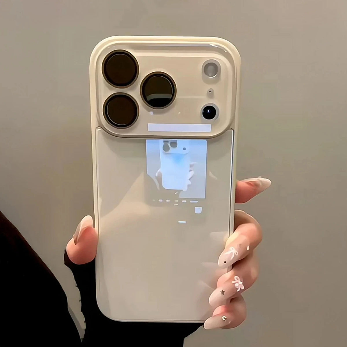 Luxury Candy Color Tempered Glass Camera
