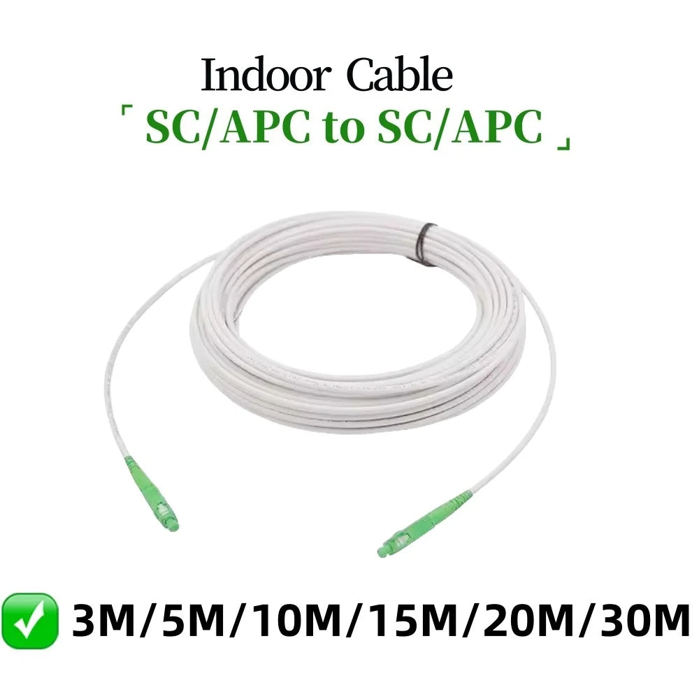 Fiber Optic Wire APC SC to SC APC Optical