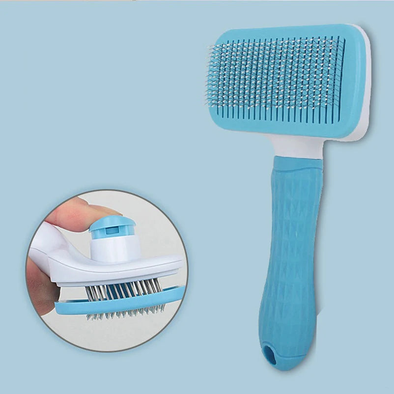 Pet Dog Brush Cat Comb Self Cleaning Pet Hair