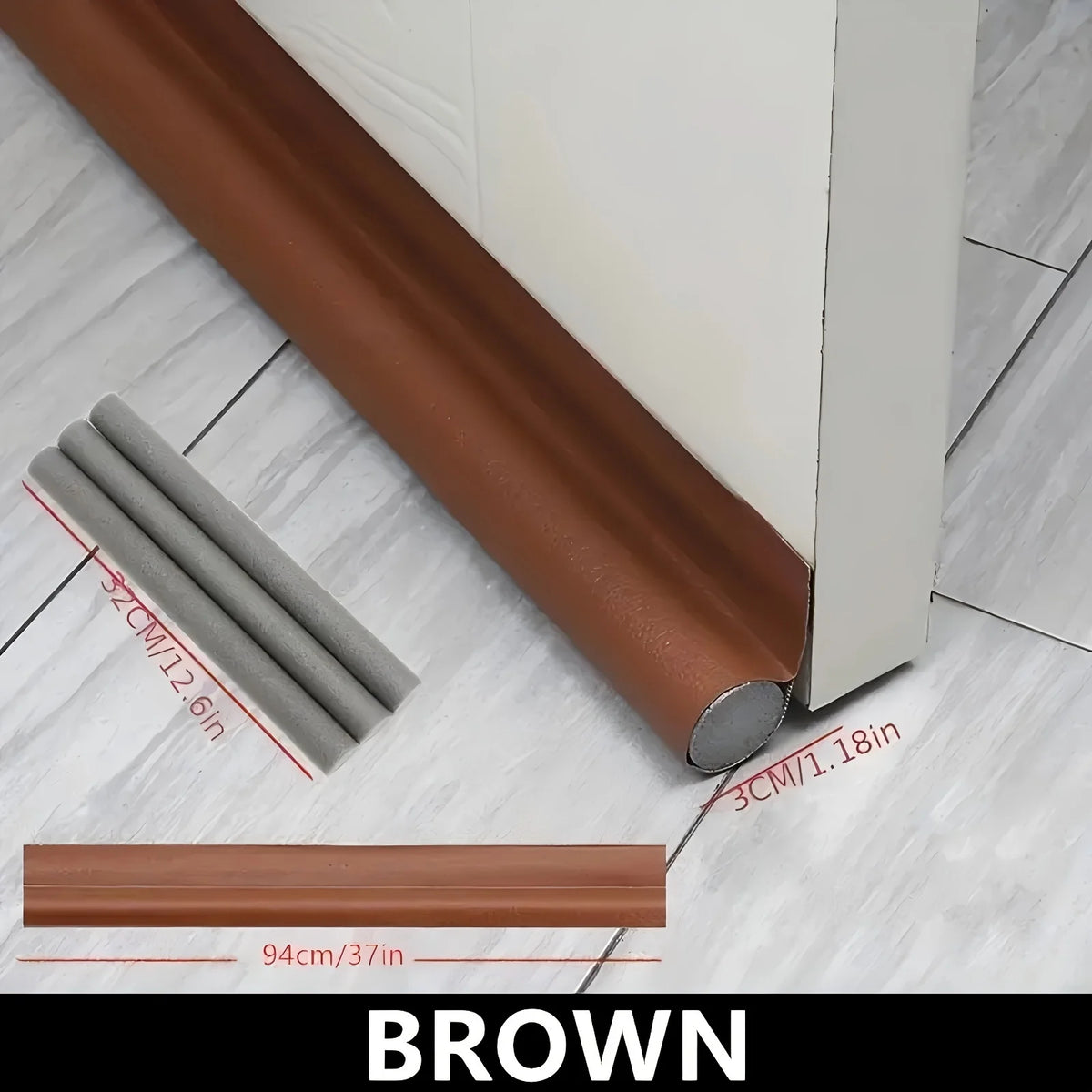 Boudin de porte ajustable sous la porte