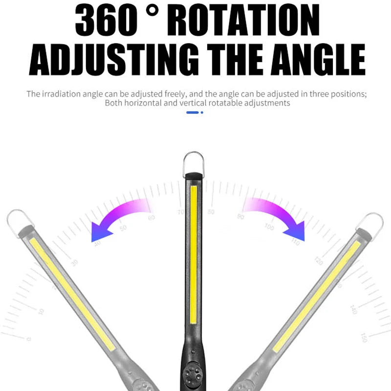 Portable COB Work Lights With Magnetic