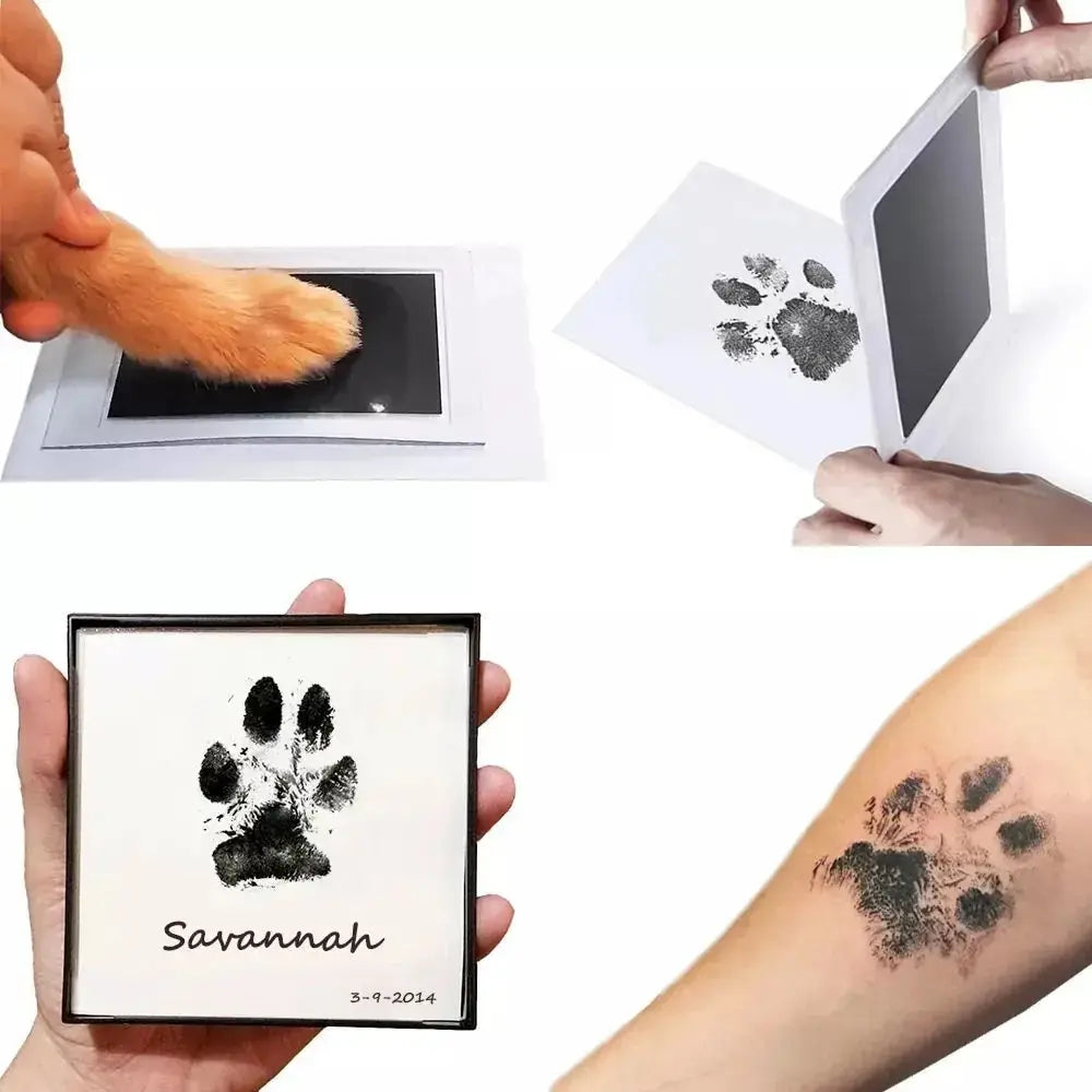 Paw Print Clean Touch Ink Pad, Dog Or Cat Pet
