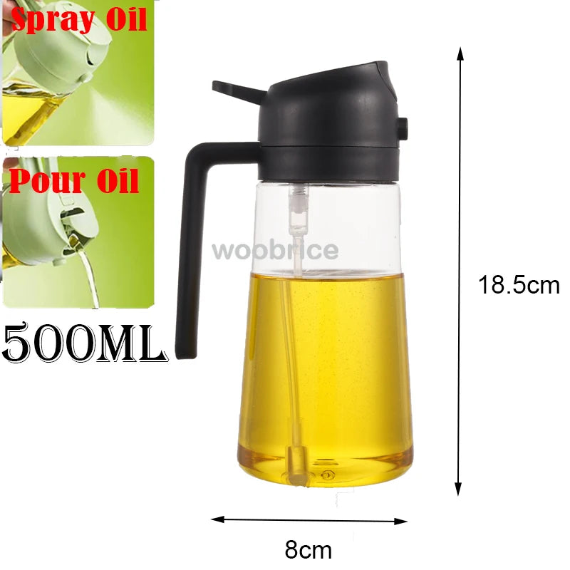 2in1 Kitchen Spray Oil Dispenser Oil Sprayer