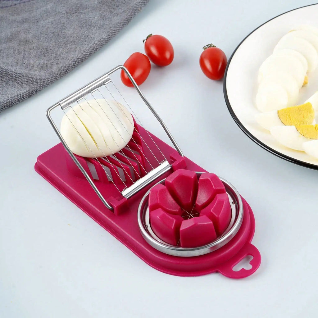 Multifunctional PP Base egg cutter 2 - in - 1