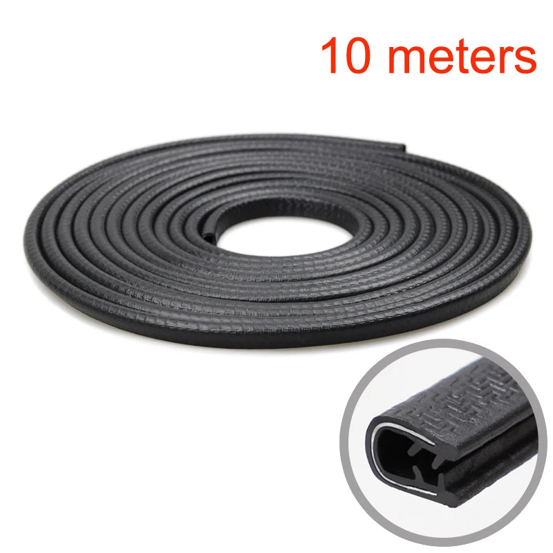 SEAMETAL Car Door Edge Seal Strip 2/5/10m U - Shape