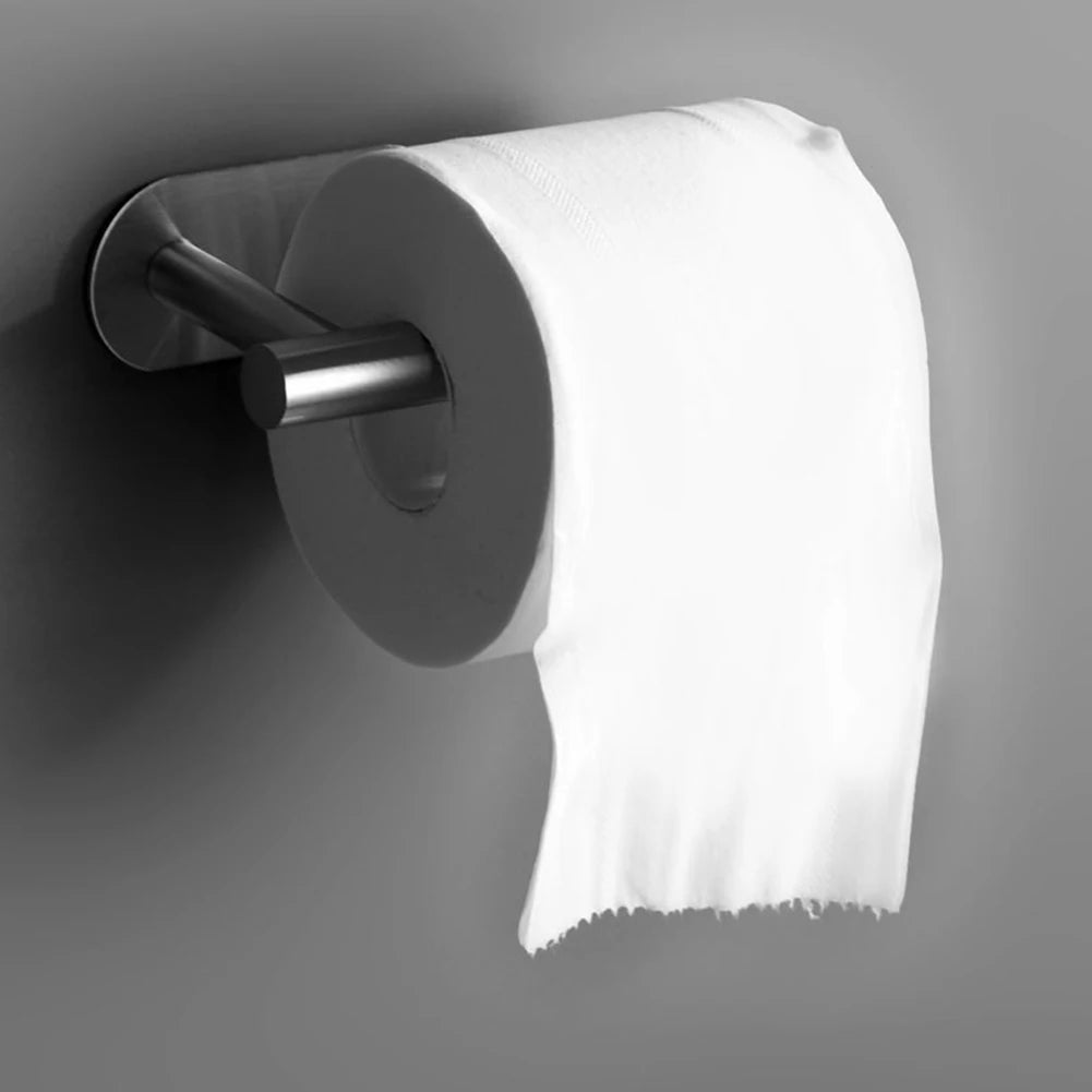 Porte-rouleau de papier toilette adhésif mural