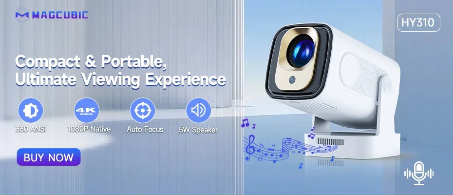 Magcubic Home Cinema Projector HY300 PRO