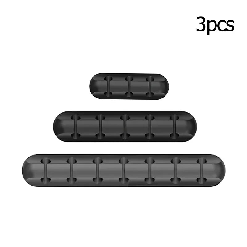 Organisateur de câble en silicone pour câble USB