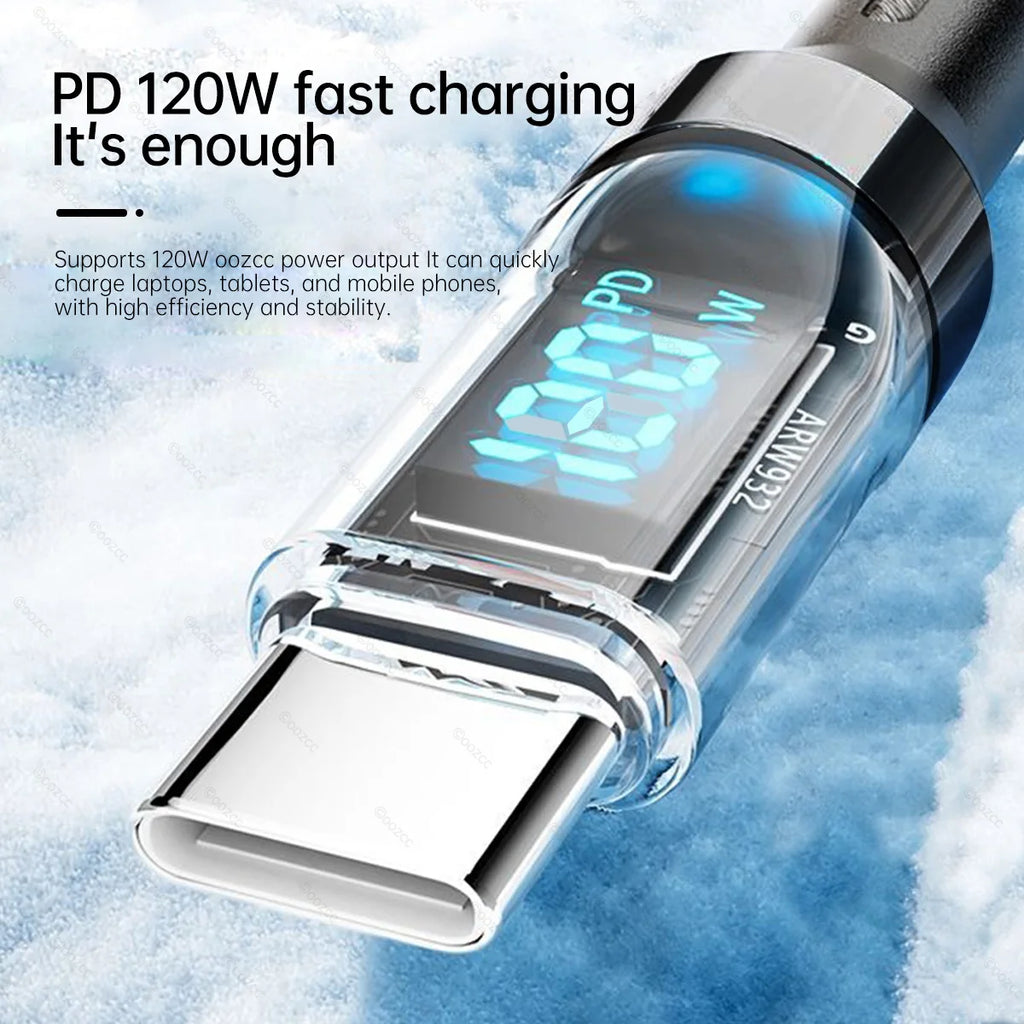 Câble d'affichage LCD Watt OOZCC, charge super rapide max. 120 W