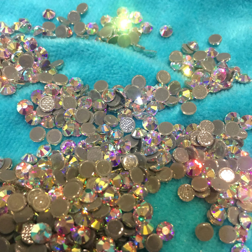 Crystal Clear AB Hotfix Rhinestones Glass Strass