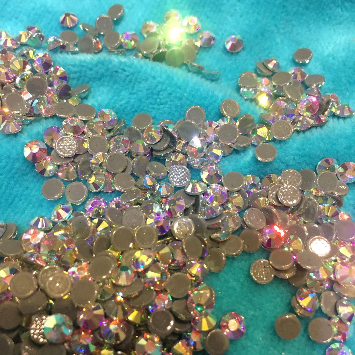 Crystal Clear AB Hotfix Rhinestones Glass Strass