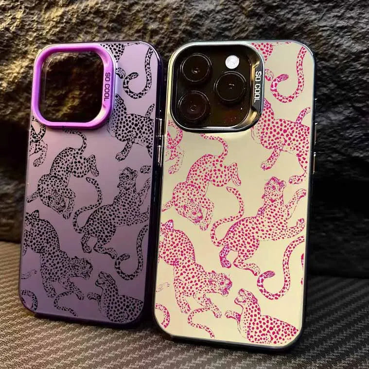 Cool Black And Pink Leopard Print Case For Honor