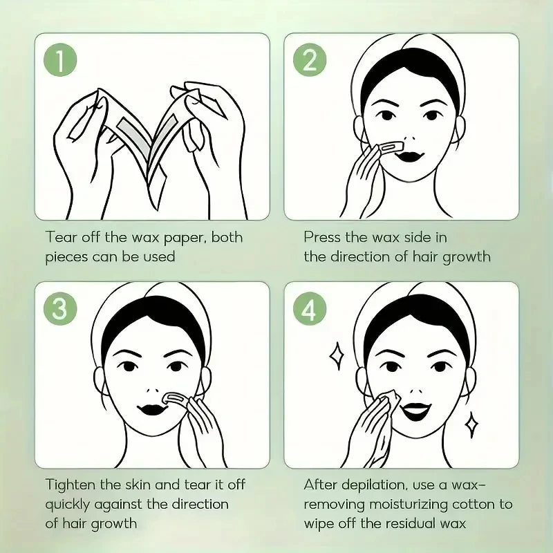 Depilatory Wax Strips