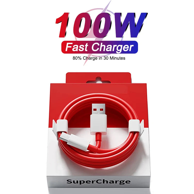 USB To Type C PD 100W Supervooc Fast Charger