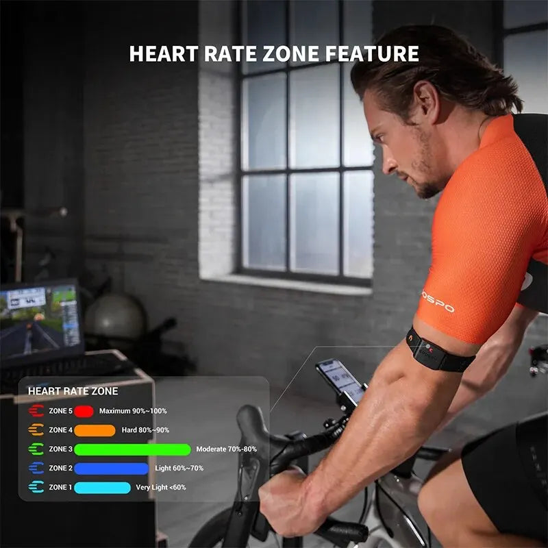 COOSPO HW9 Armband Heart Rate Monitor with HR