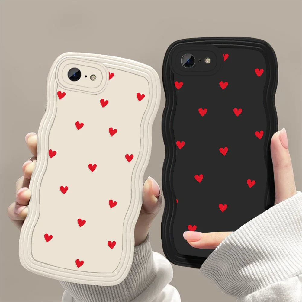 Love Heart Wave Phone Case For iPhone 6s Case