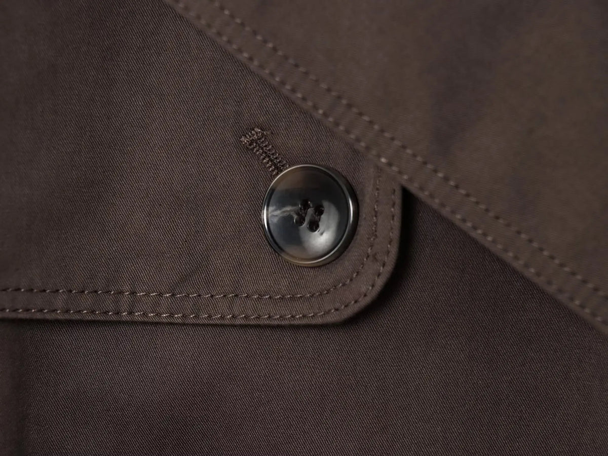 Women's British Lapel Maillard Belt Trench Coat