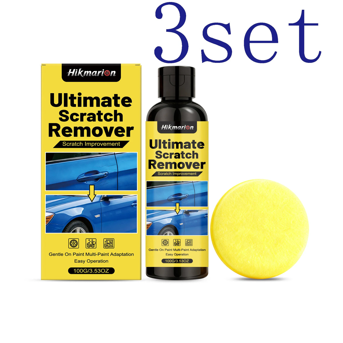Car Scratch Repair Kit: Polishes, Restores and