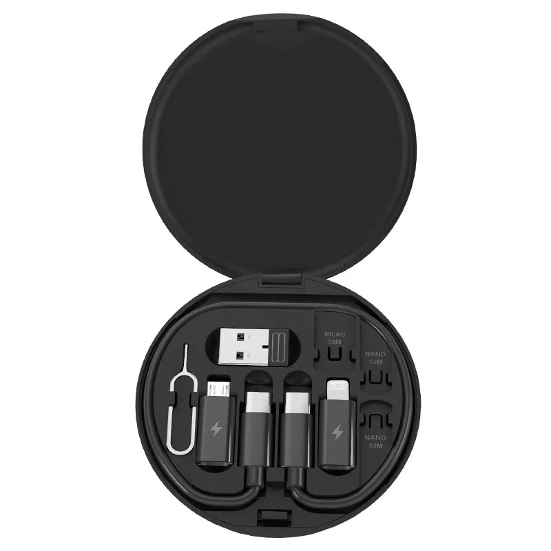 60W Multi USB Charging Adapter Cable Kit, USB C