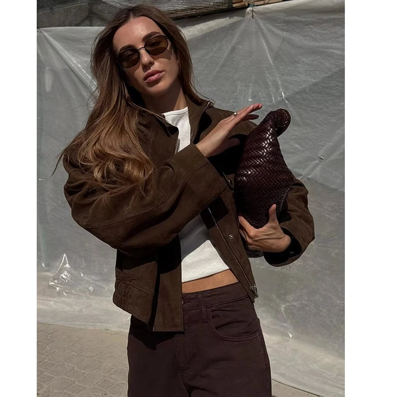 Women's Autumn Jackets 2025 New Fashion Big Pocket