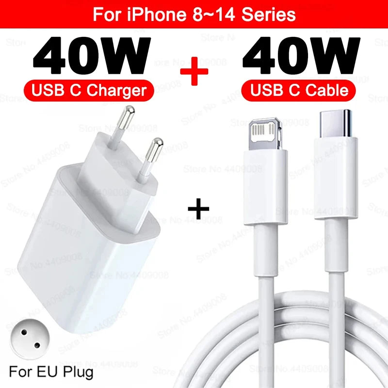 40W PD Fast Charger - iPhone 11 - 16