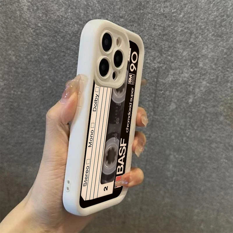 Lucky Tape Pattern Silicone Soft Phone Case