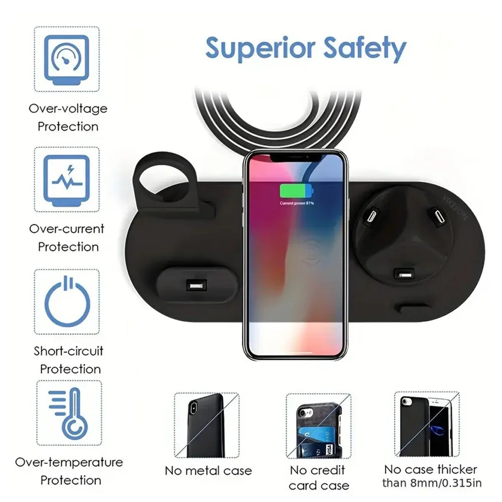 Universal Wireless Charging Station for iPhone 17
