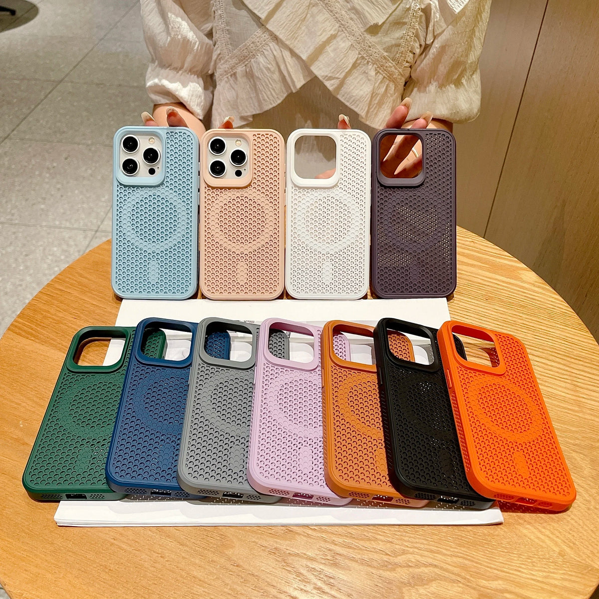Coque respirante magnétique de refroidissement pour MagSafe
