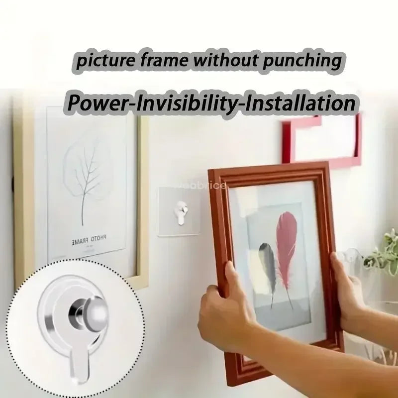 Photo Frame Hooks Storage Rack Screw Holders Door