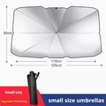 Pare-soleil de voiture pliable en forme de parapluie