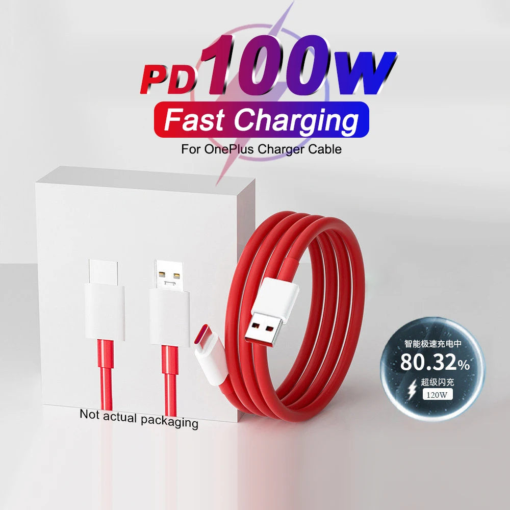 USB To Type C PD 100W Supervooc Fast Charger