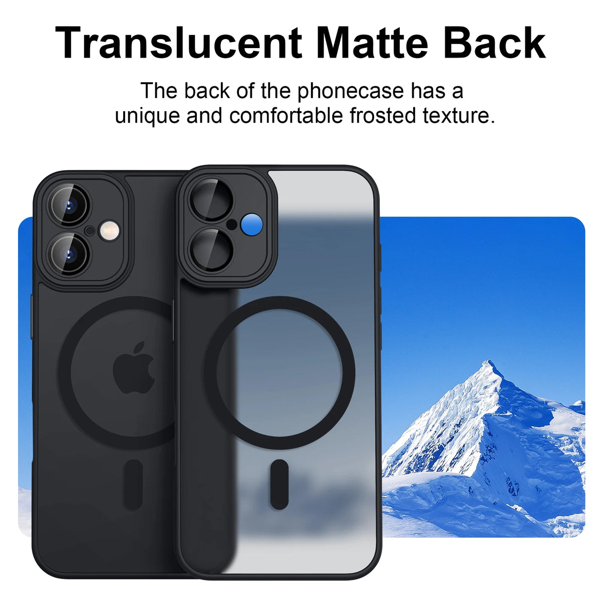 Coque de Luxe Magnétique Mate Translucide