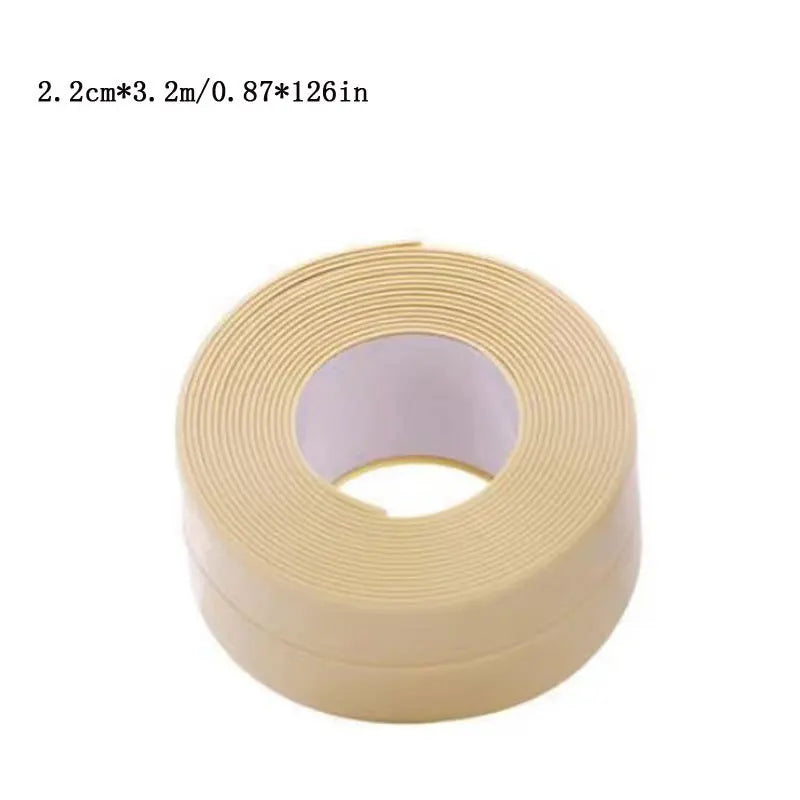 1m/3.2m PVC Waterproof Sealing Tape for Bathroom