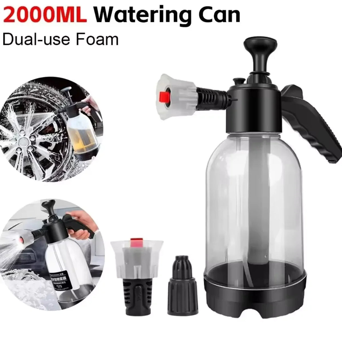 2L Foam Sprayer Car Wash Hand - held Foam Watering