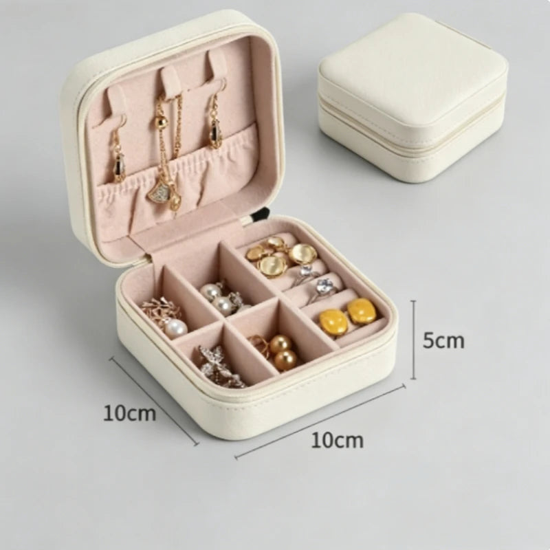 Simple ins macaroon jewelry box travel